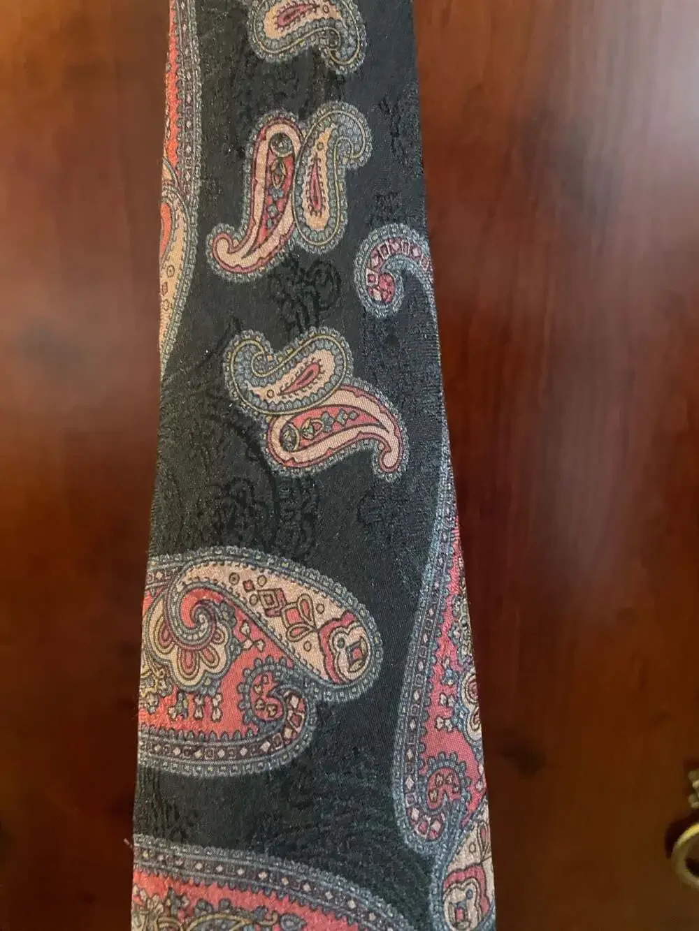 Vintage Robert Talbott for Varsity Men's Wear Paisley Silk Tie